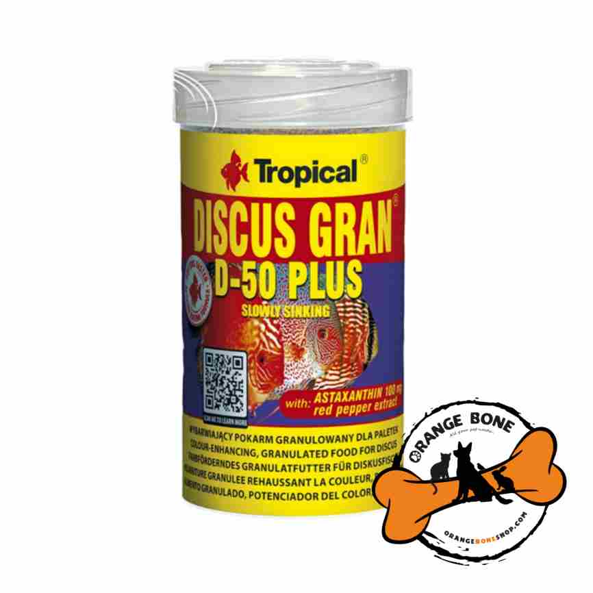 غذا ماهی تروپیکال مدل Discus Gran (100میل)