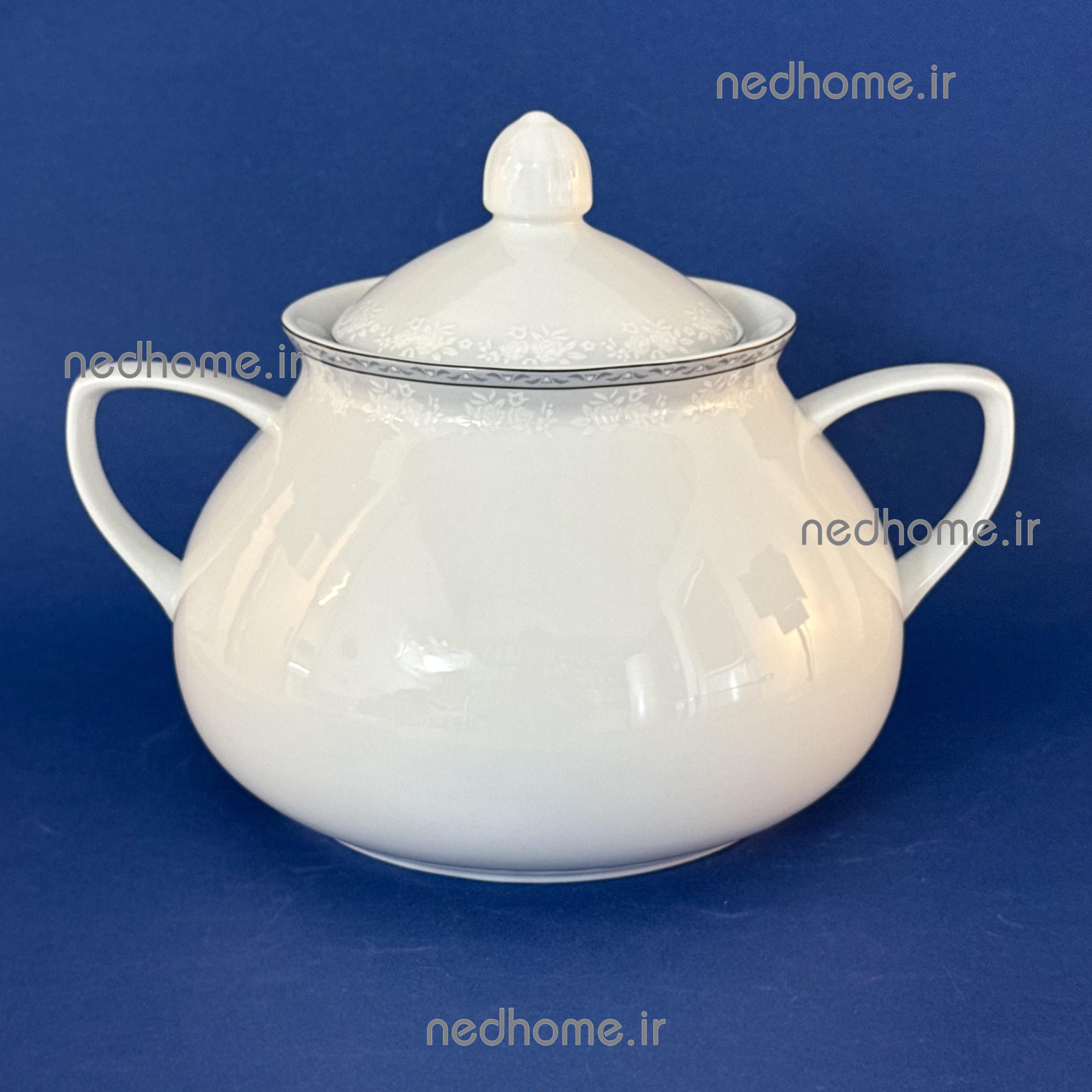سوپ خوری تک چینی زرین طرح وایت رز – درجه یک