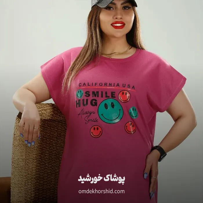 تیشرت قوار دار استیکری