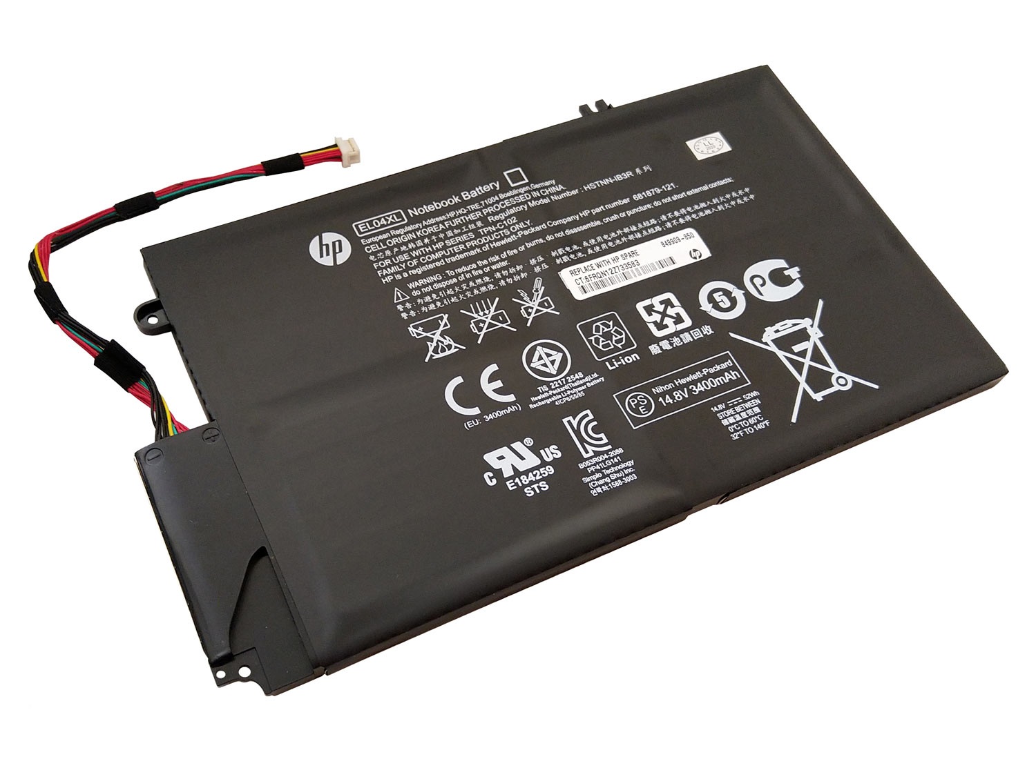 باتری اورجینال لپ تاپ اچ پی HP ENVY 4 EL04XL