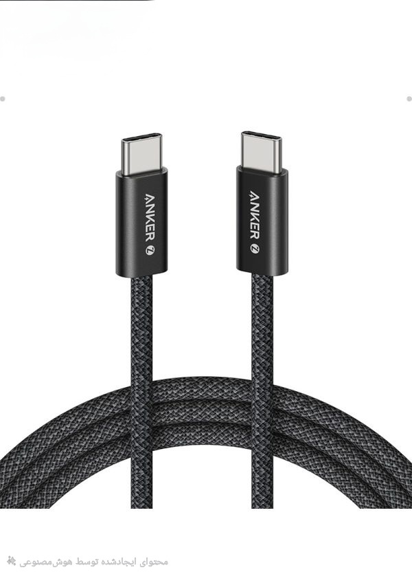 کابل تبدیل USB-C به USB-C انکر مدل Zolo A8060H12 طول 1.8 متر