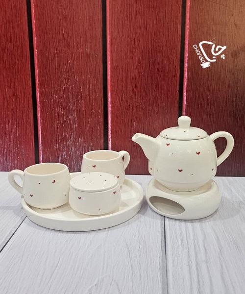 ست چای خوری 2نفره سرامیکی با قوری