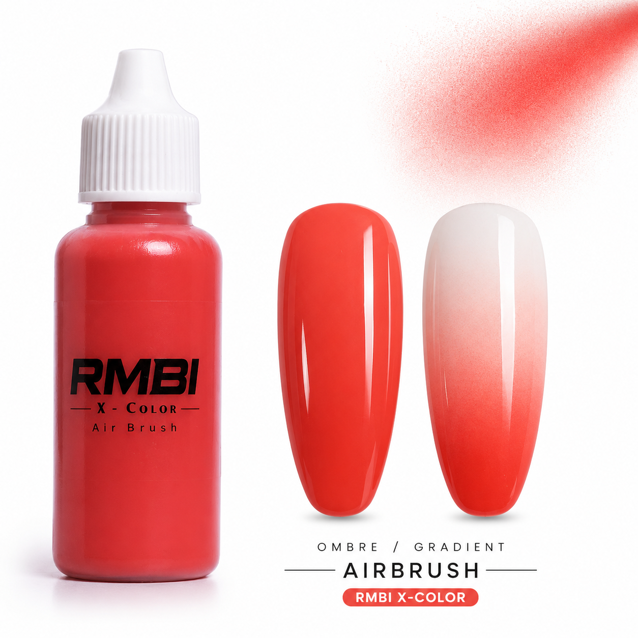 رنگ ایربراش برند RMBI رنگ قرمز