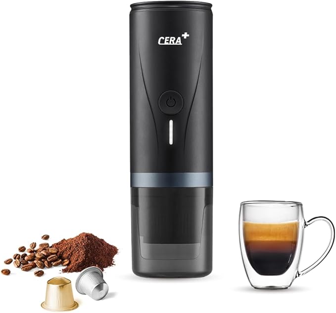 دستگاه اسپرسو ساز برقی قابل حمل مدل CERA+ pcm03