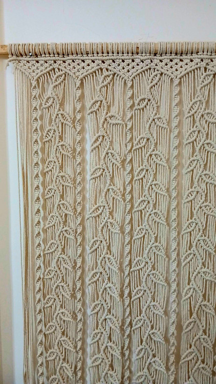 پرده مکرومه کد 151 برند گره چی و رنگ دلخواه