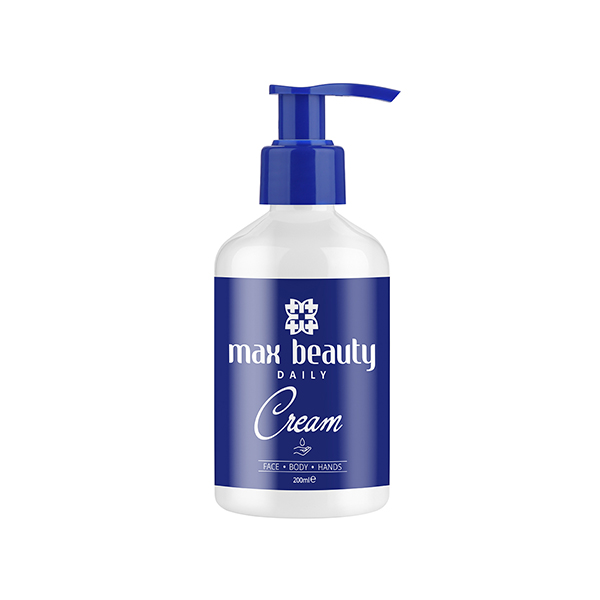 کرم روزانه دست و صورت و بدن پمپی 400 میل مکس بیوتی _ Max Beauty Daily Hand And Face And Body Cream 400 ml