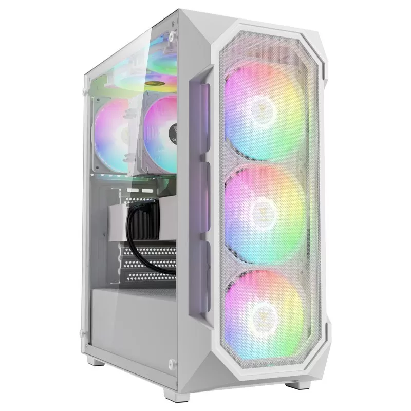 کیس کامپیوتر گیم دیاس مدل AURA GC1 ELITE WH ARGB