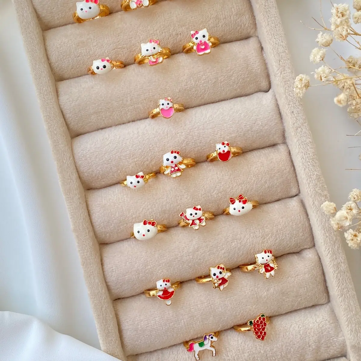 انگشتر بچه گانه کیتی فری سایز کد 2805