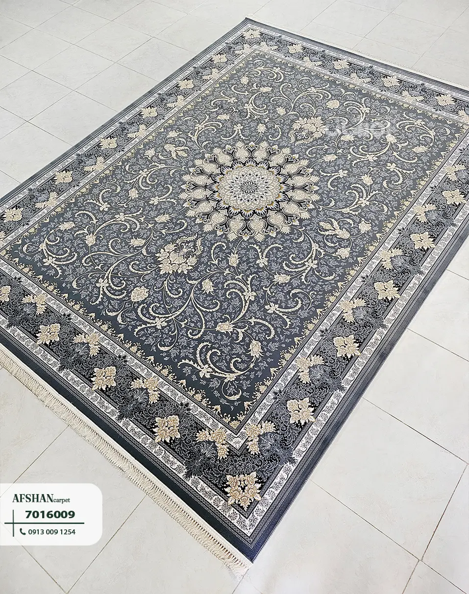 فرش 700 شانه آکرلیک طرح تلناز کد 7016009 لیا