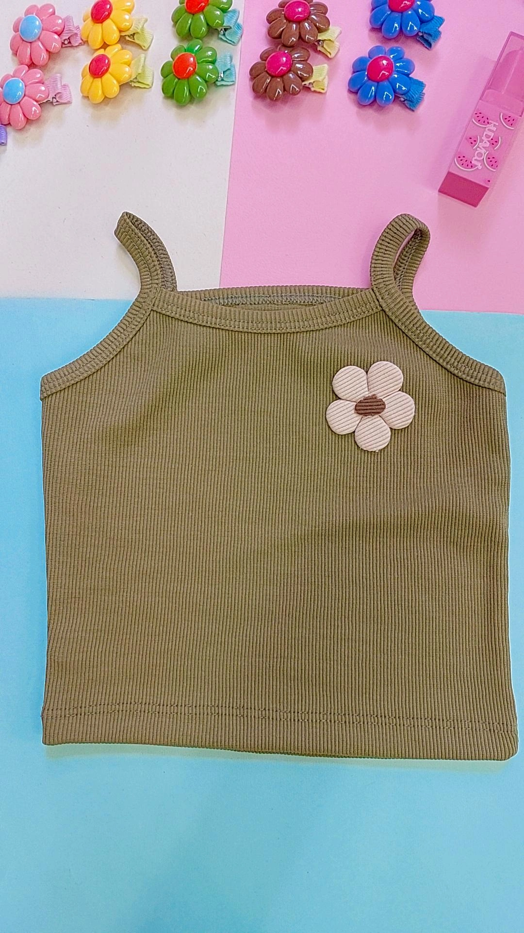 تاپ تک گل🌸 - سبز-ماچا, سایز۴۰