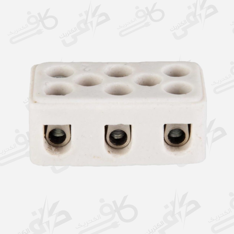ترمینال چینی بزرگ سه خانه 15 آمپر