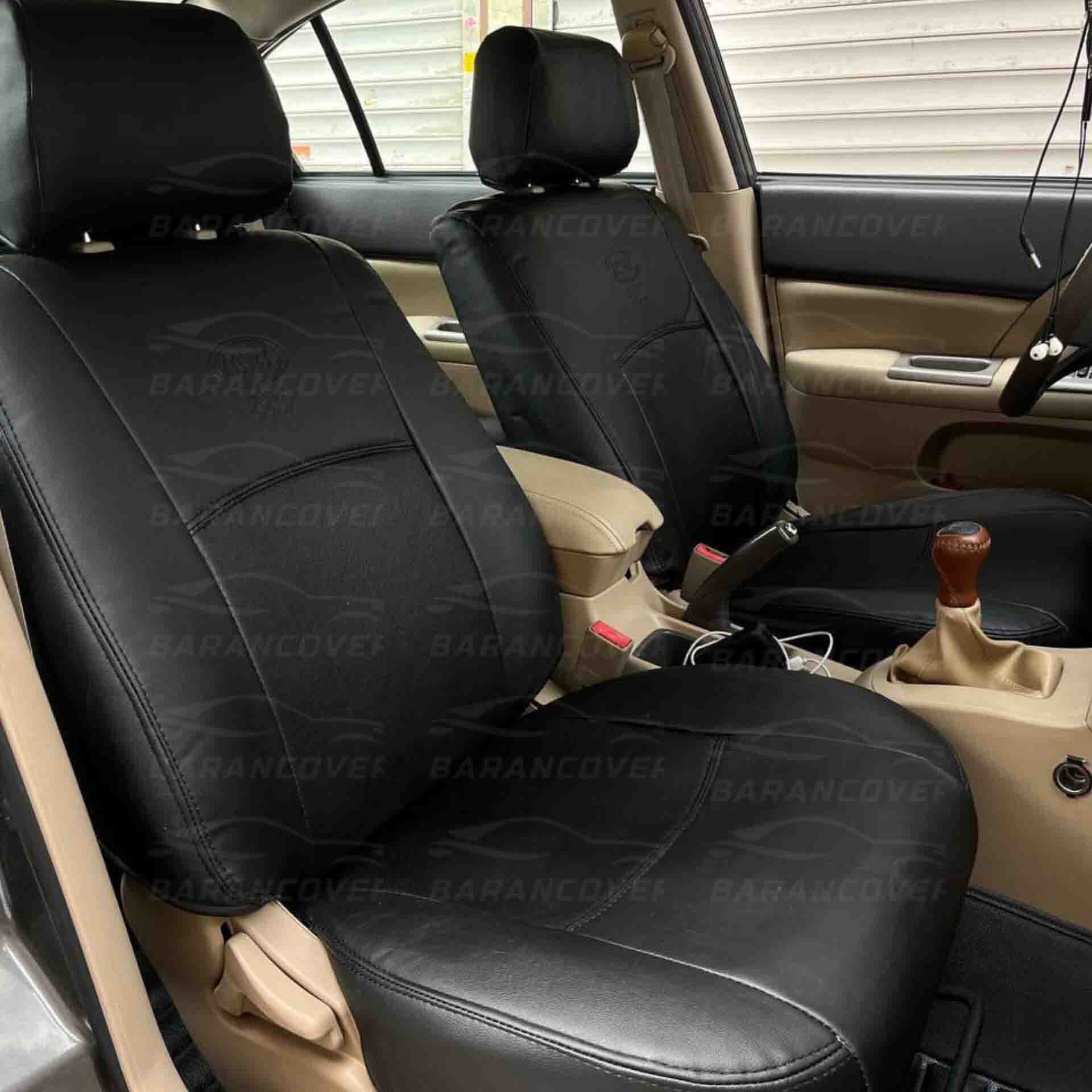 روکش صندلی ام وی ام mvm 530 چرم رنگ مشکی