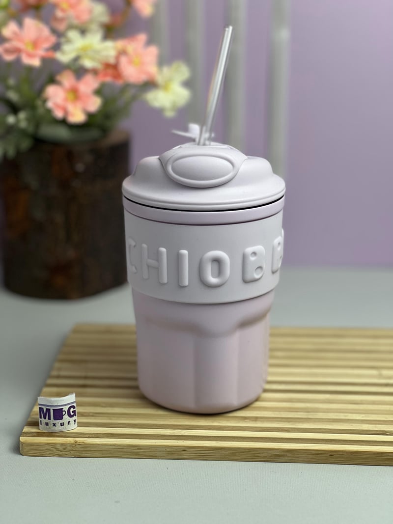 تراول ماگ CHIOBBE نی دار آسان نوش دار 450 میل استیل 316