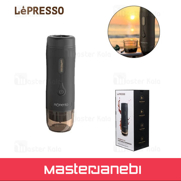 اسپرسو ساز مسافرتی لپرسو LePresso Momento 2.0 Portable Espresso LPPESSMBK