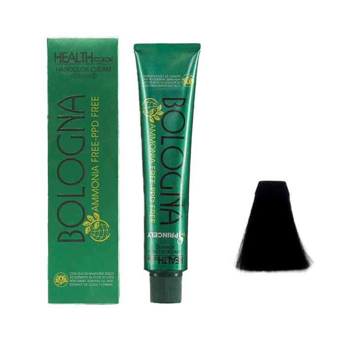 رنگ مو بلونیا سری natural شماره ۱ حجم  ۱۰۰ میلی لیتر رنگ مشکی