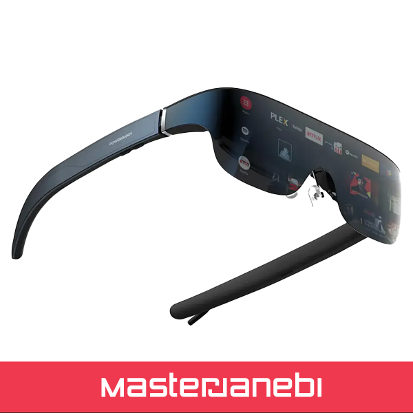 عینک 3 بعدی هوشمند پاورولوژی Powerology 2/3D Ultra AR Movie Glass 1080P 120″ PSM014
