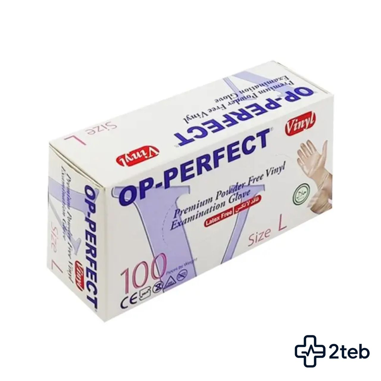دستکش وینیل اپی پرفکت سایز L