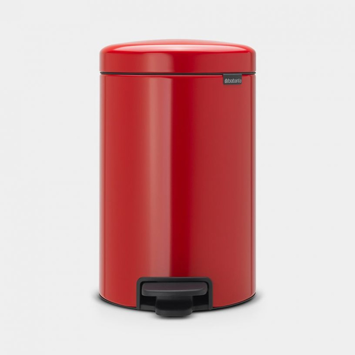 سطل زباله 12 لیتر قرمز برابانتیا | Brabantia NEWICON PEDAL BIN