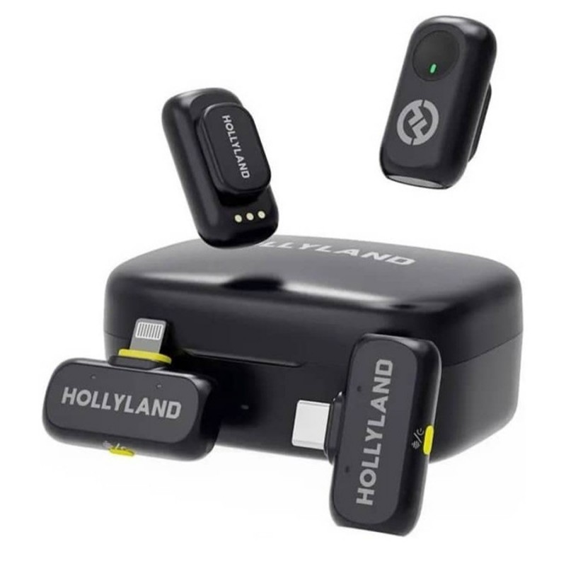 میکروفون یقه ای بی سیم(با گارانتی یکساله ایران هالی لند) Hollyland LARK A1 Combo Type-C & Lightning