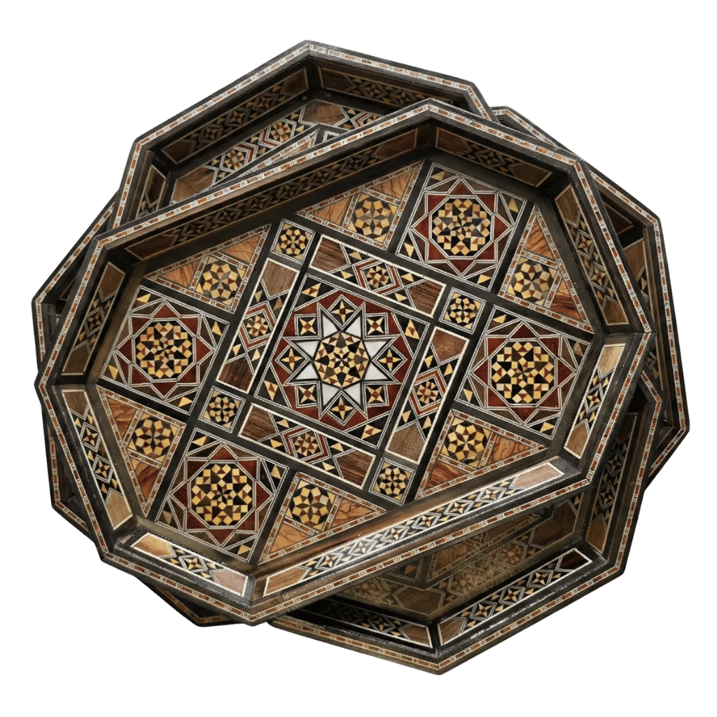 سینی چوبی سرو پذیرایی