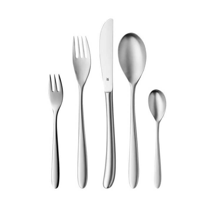 ست 60 پارچه قاشق و چنگال سیلک 12 نفره وی ام اف | WMF Cutlery Value Set Silk, Cromargan, 60-piece