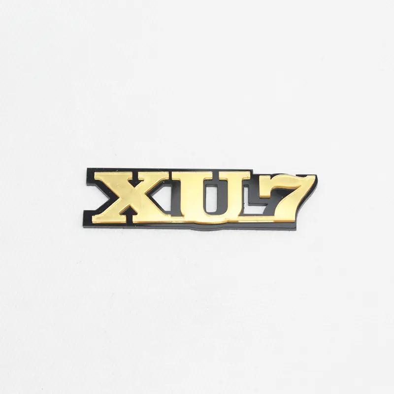 آرم  XU7 آینه ای طلایی ( بسته ی 5 عددی )