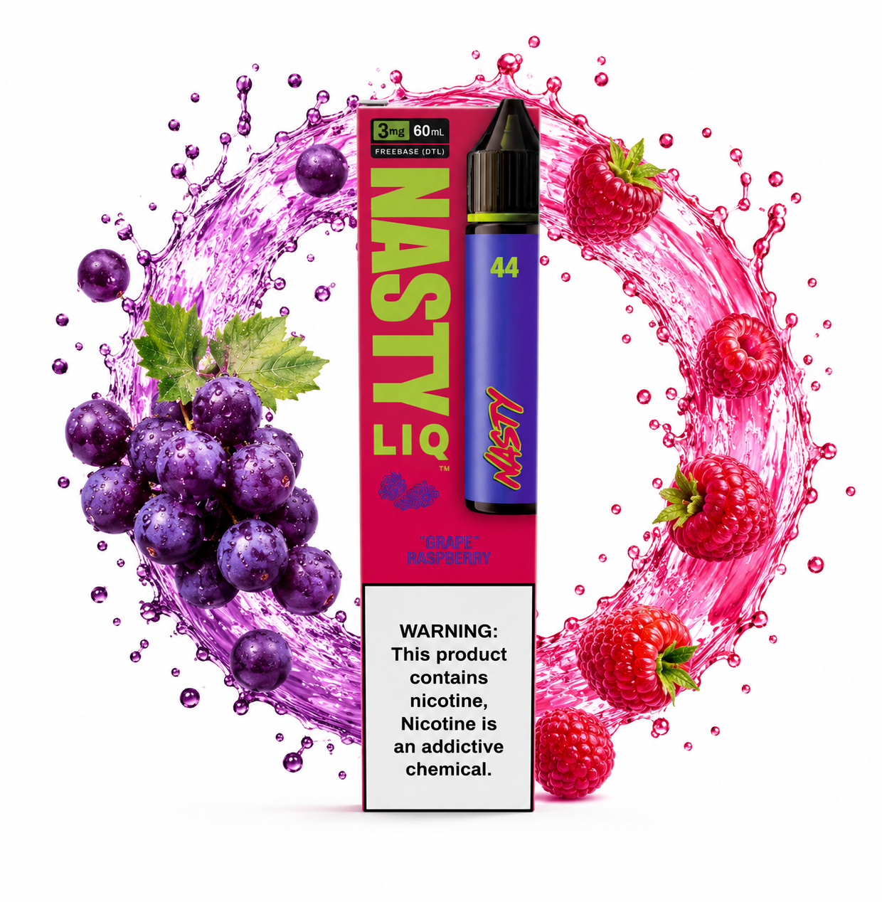 جویس انگور تمشک نستی juice grape raspberry nasty