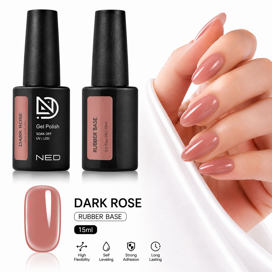 رابربیس برند ند حجم ۱۵ میل کد dark rose