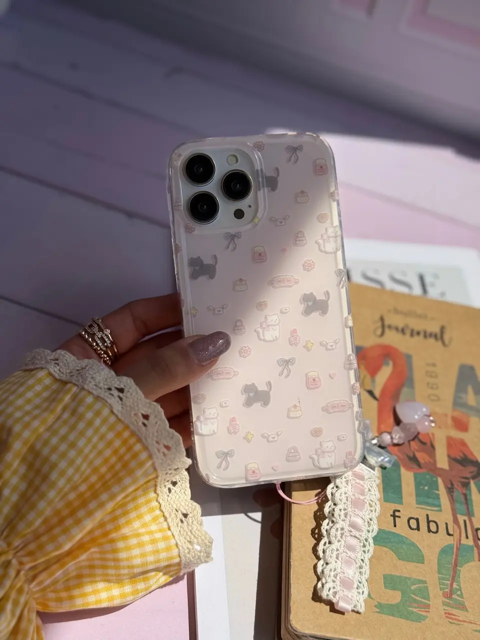 قاب Cat &amp; Candy با آویز
