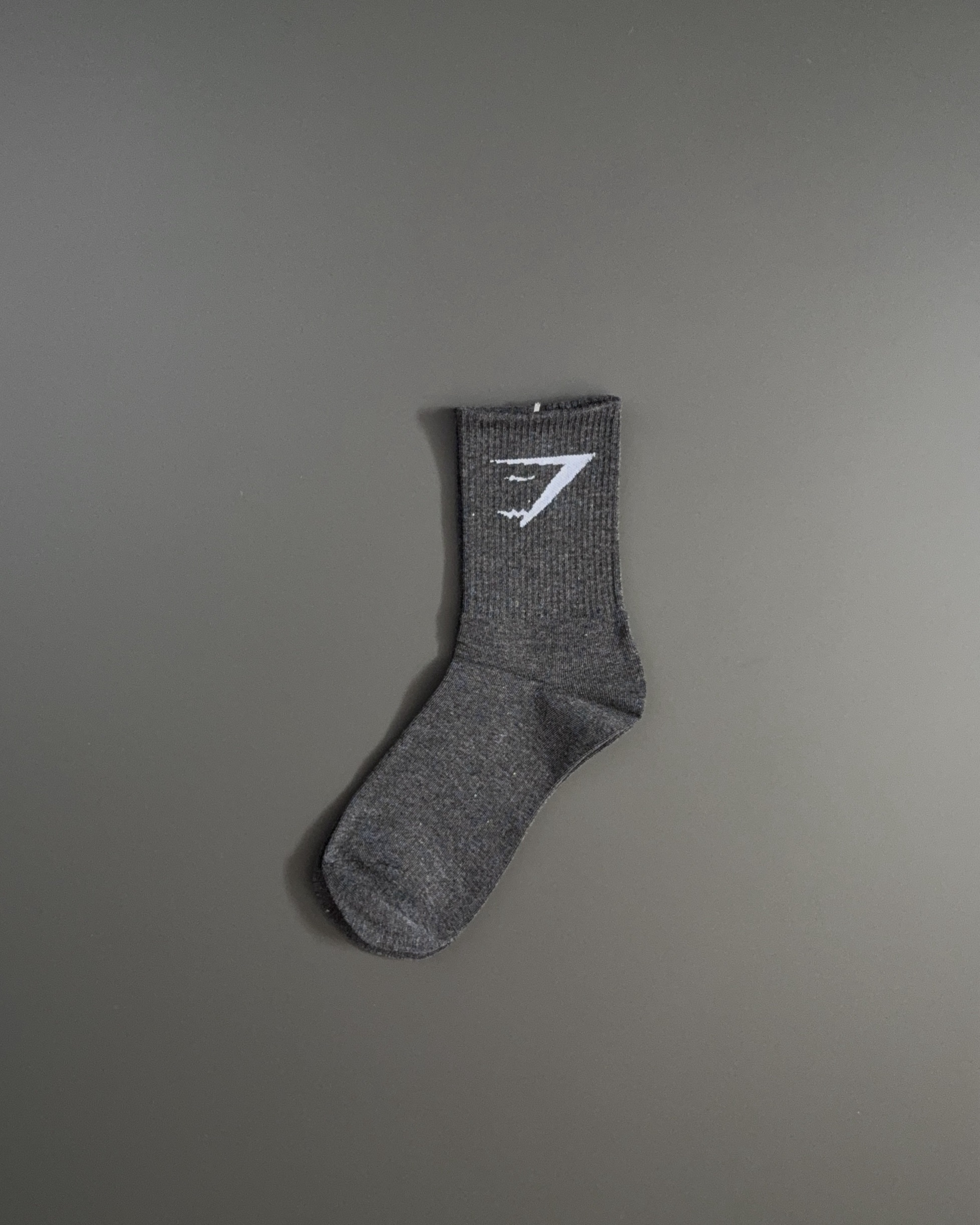 جوراب ورزشی ساق دار طرح جیم شارک (Gymshark) - خاکستری