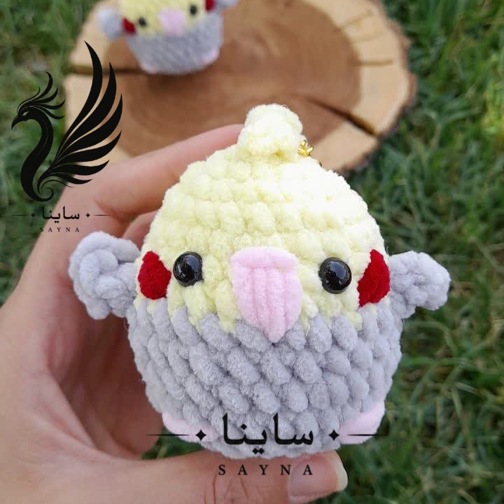 آویز طوطی مخملی