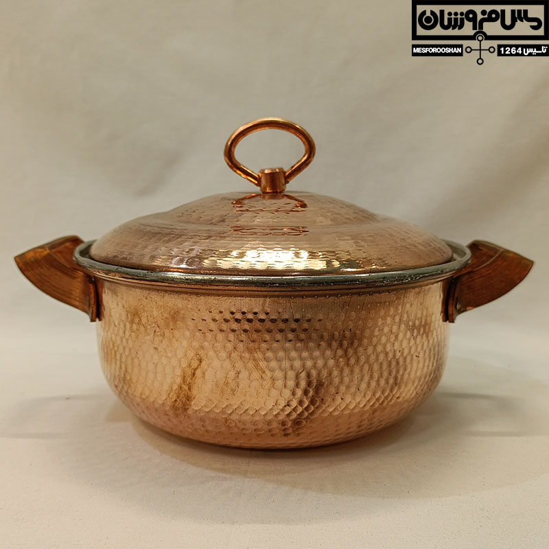 ماهیتابه مسی مدل میگو