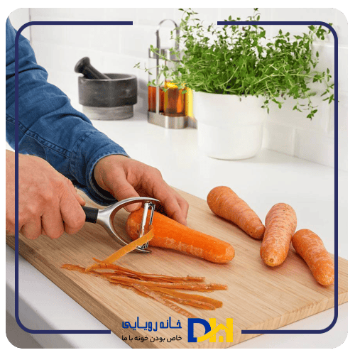 پوست کن دسته مشکی ایکیا VARDEFULL