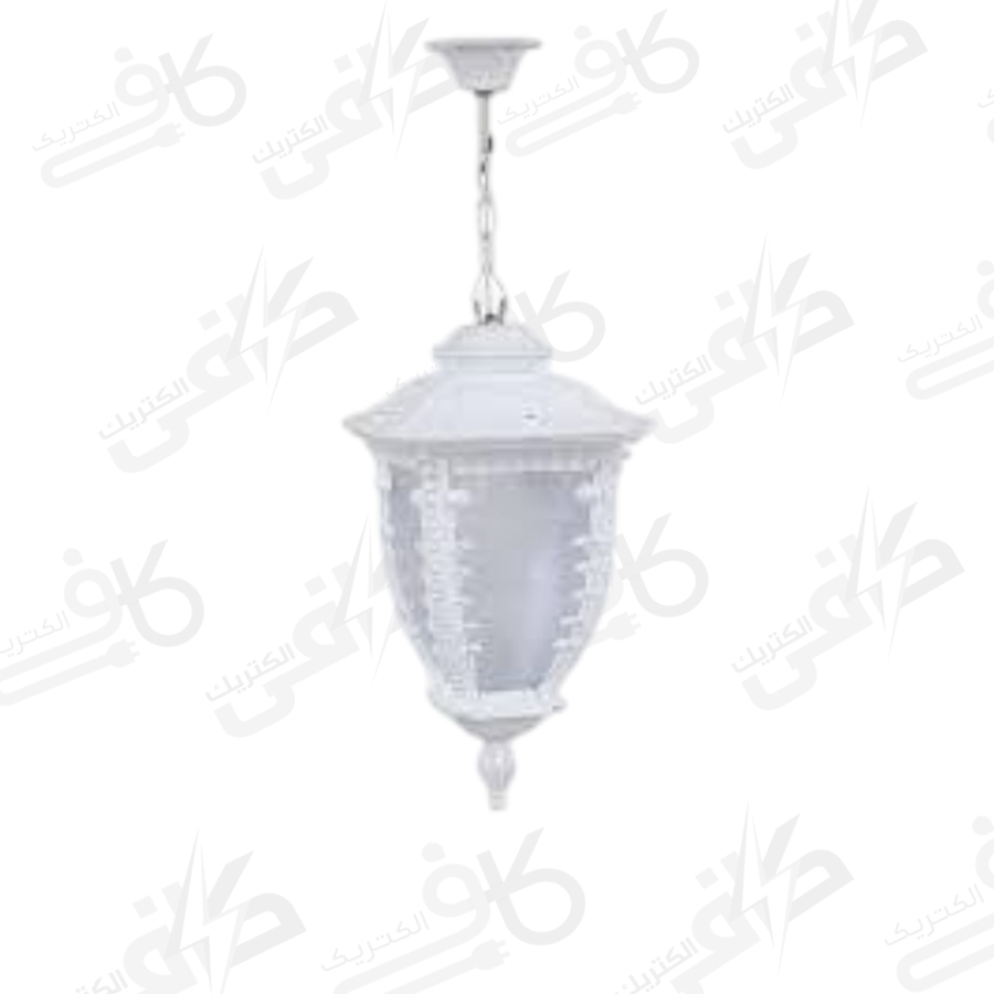 چراغ آویز کارن سفید