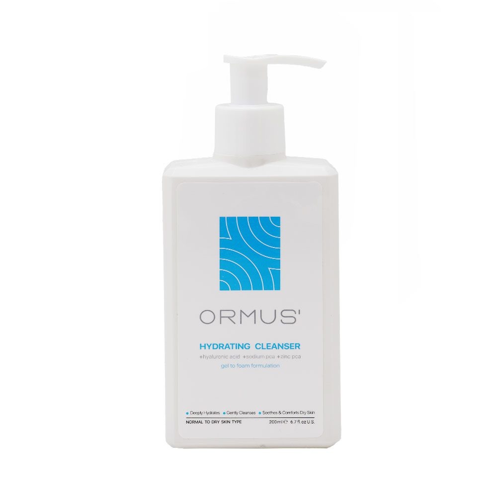 شوینده آبرسان صورت پوست نرمال تا خشک اورموس – Ormus Hydrating Face Wash Normal To Dry Skin
