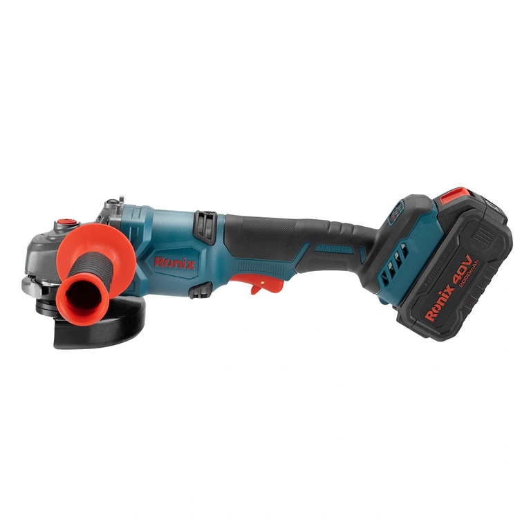 کیت مینی فرز شارژی براشلس 40 ولت 125 میلی‌متری دیمر دار رونیکس مدل 8901-40V