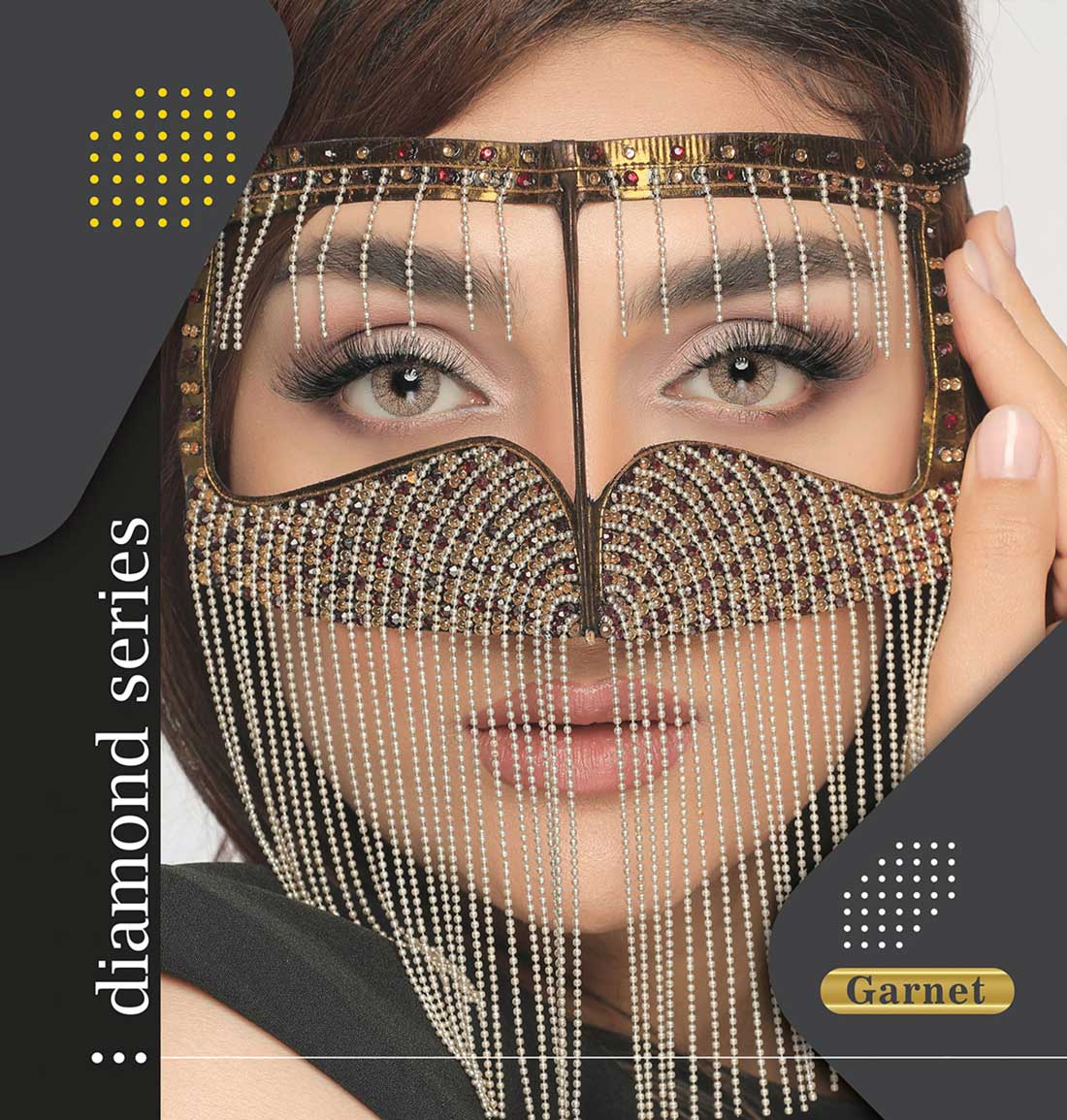 لنز تماسی رنگی طبی آیس کالر گارنت