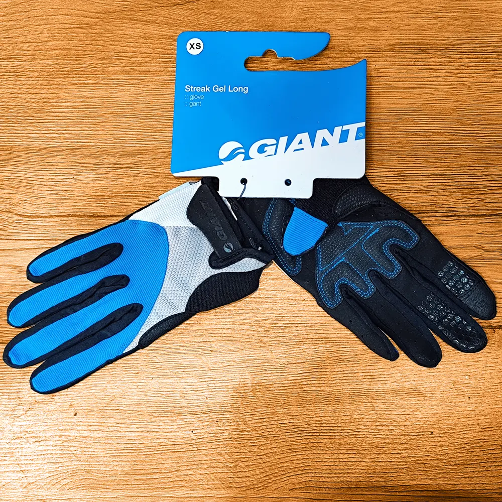 دستکش دوچرخه سواری Giant Cycling Gloves STREAK GEL سایز XS مشکی آبی