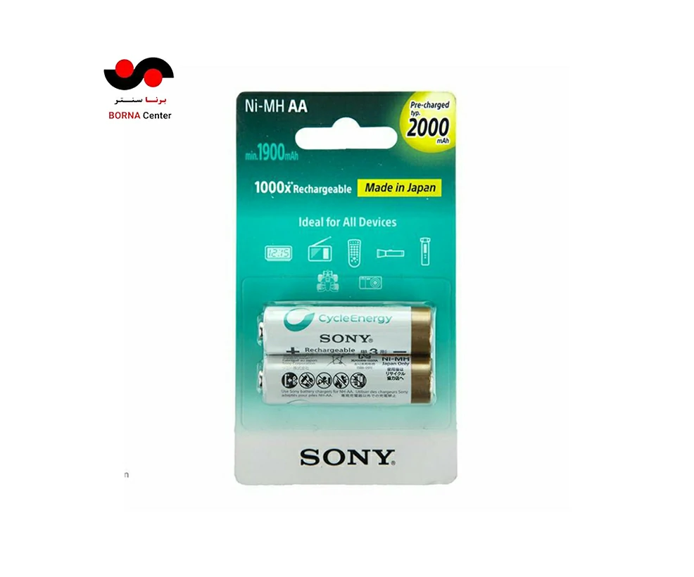 باتری قلمی قابل شارژ سونی مدل NH-AA-B2KN