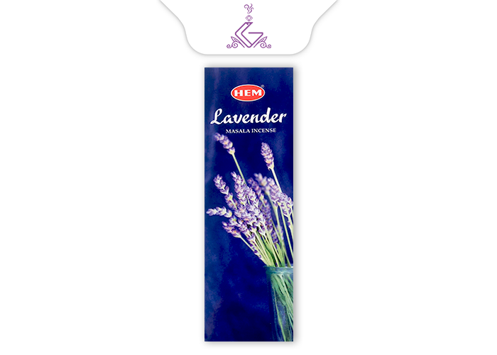 عود شاخه ای دست ساز اسطوخودوس LAVENDER برند هم HEM