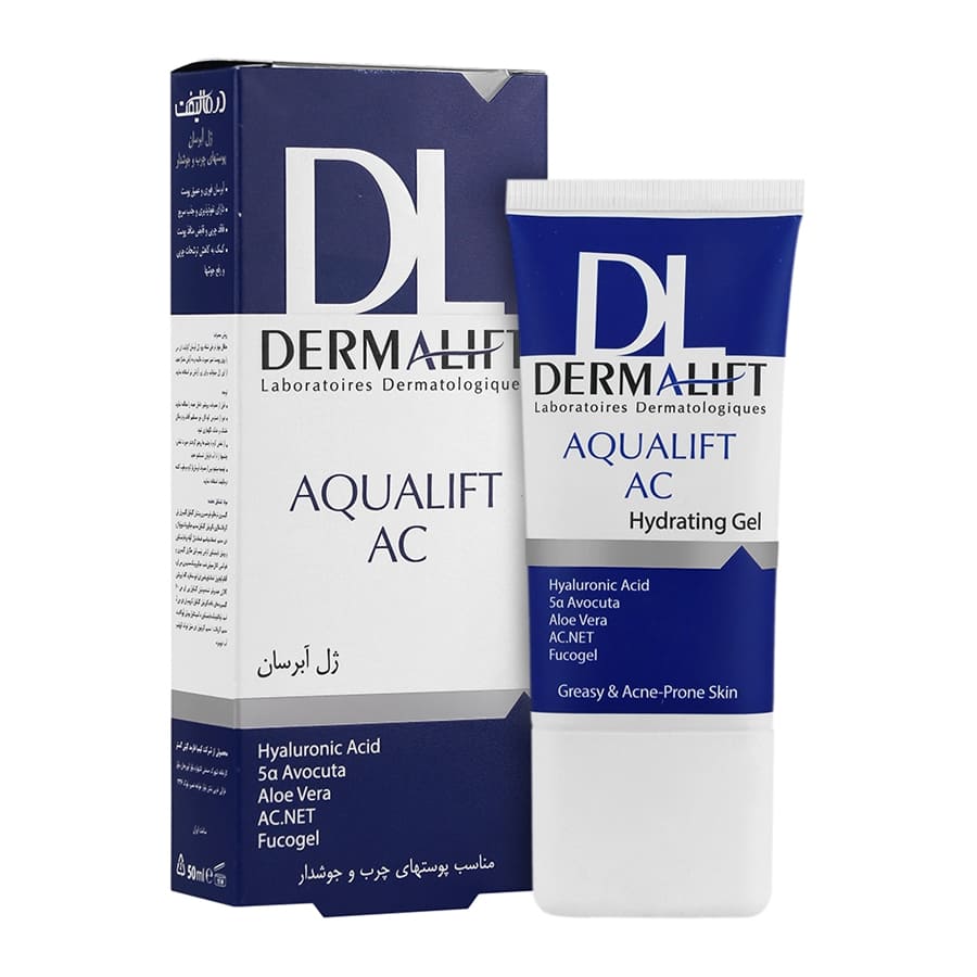 ژل آبرسان صورت درمالیفت مدل AQUALIFT AC