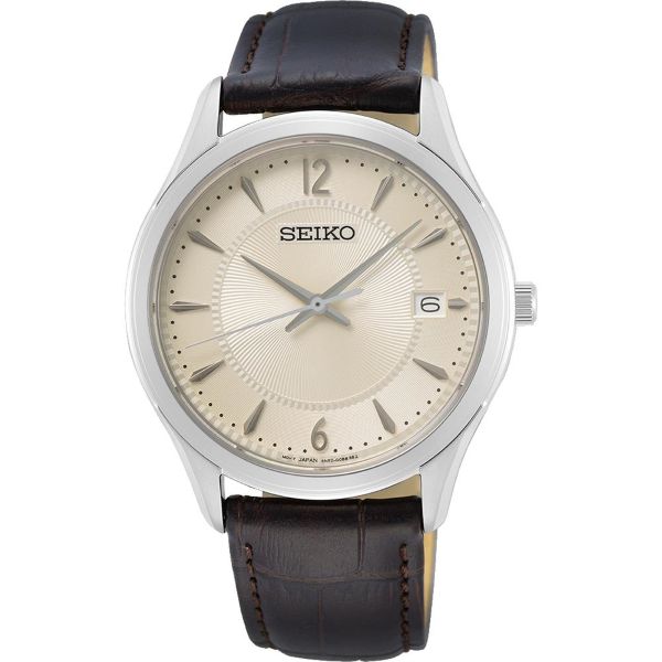 SEIKO ساعت مردانه چرمی سیکو SUR421P1
