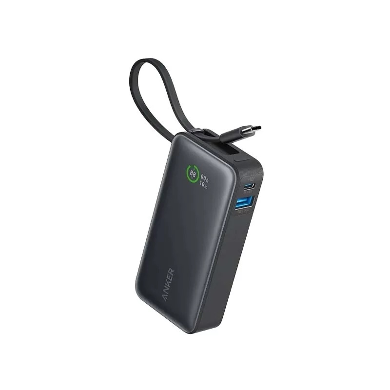 پاوربانک انکر مدل Anker Nano Power Bank (30W, Built-In USB-C Cable) A1259