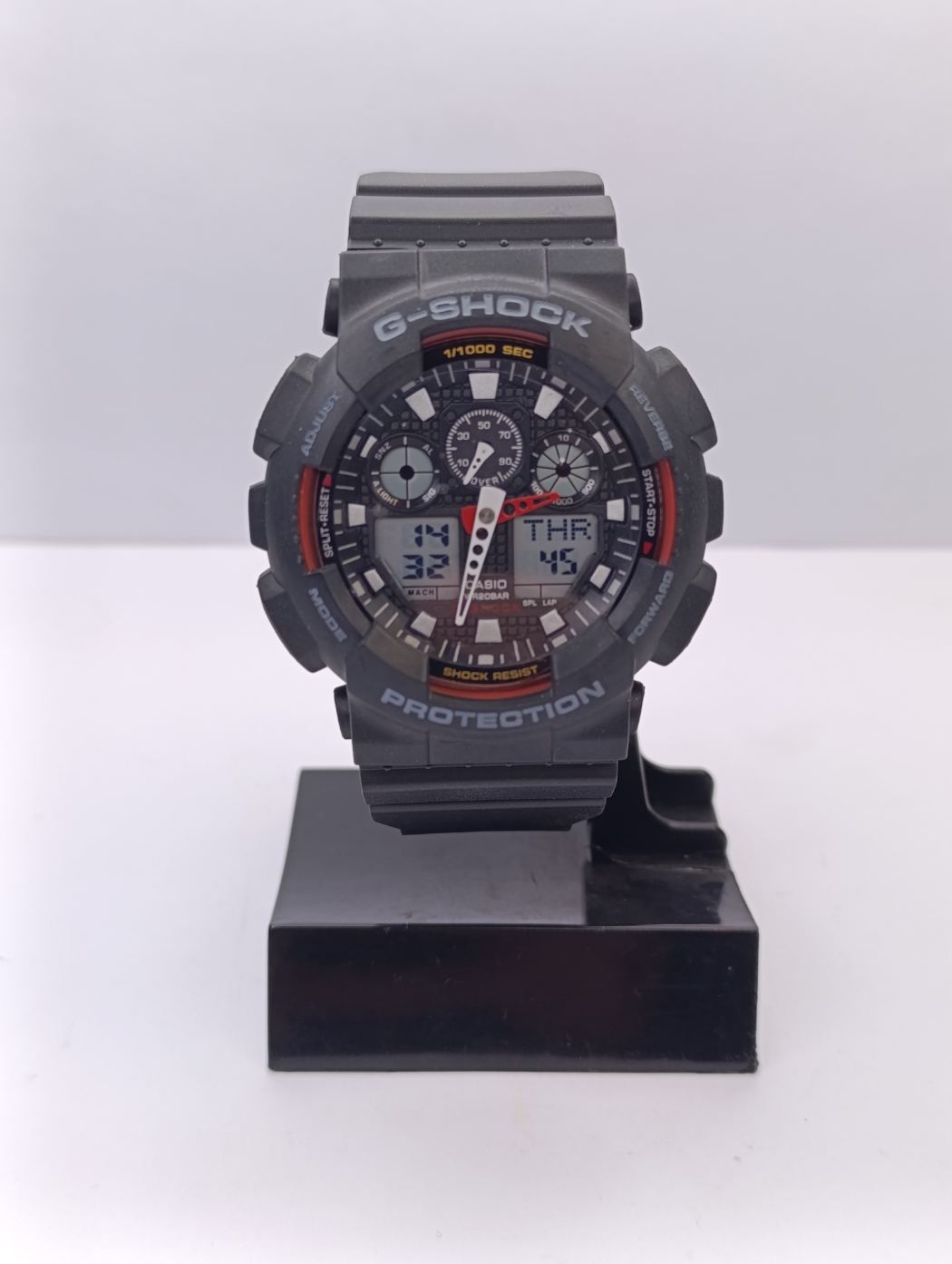 ساعت مردانه جی شاک مشکی مدل G-SHOCK ga-100