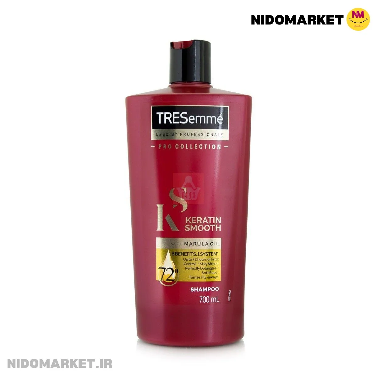 شامپو کراتینه ترزمه قرمز اصل مدل Keratin Smooth