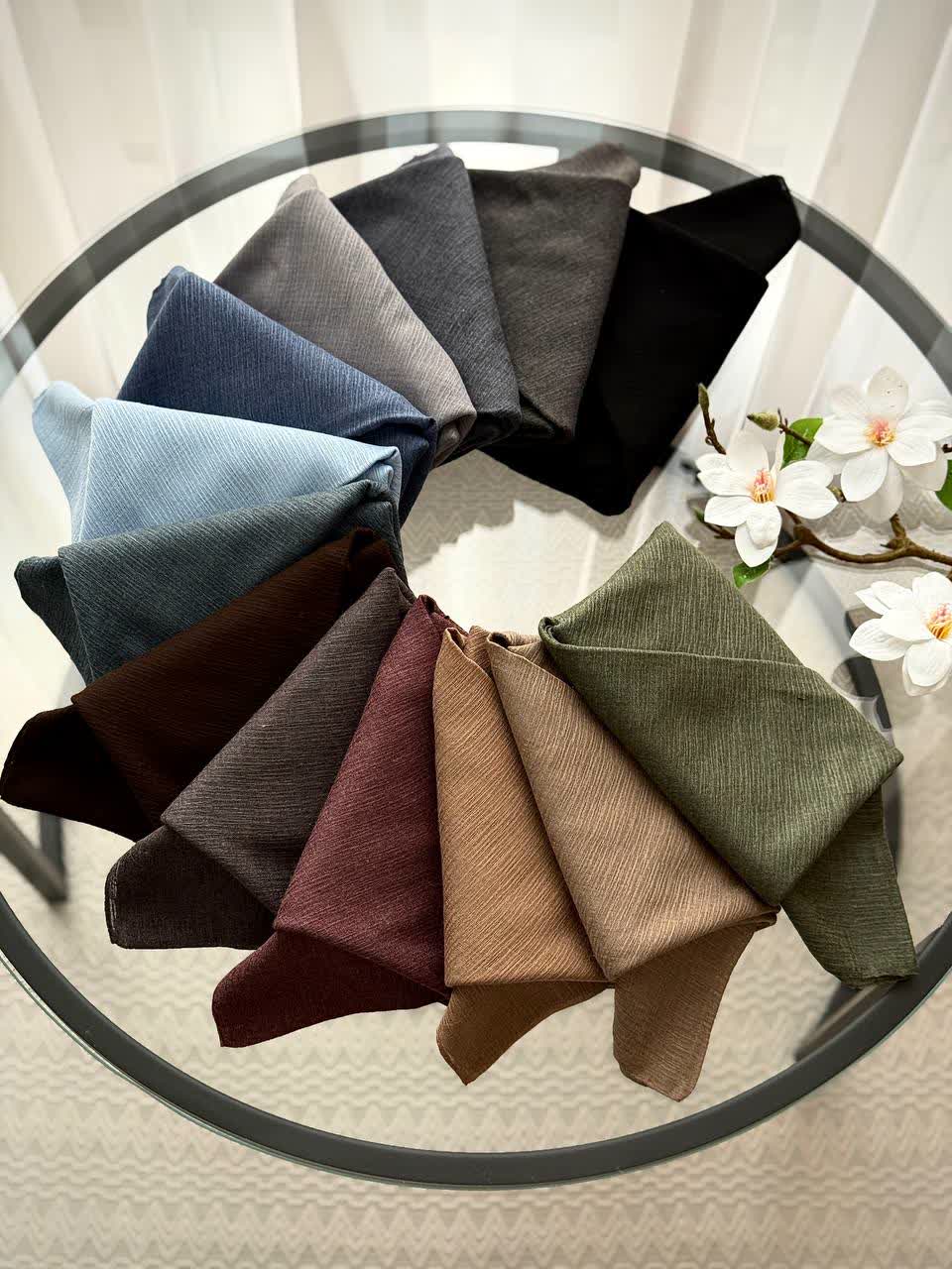 شال نخی ساده (رنگبندی)