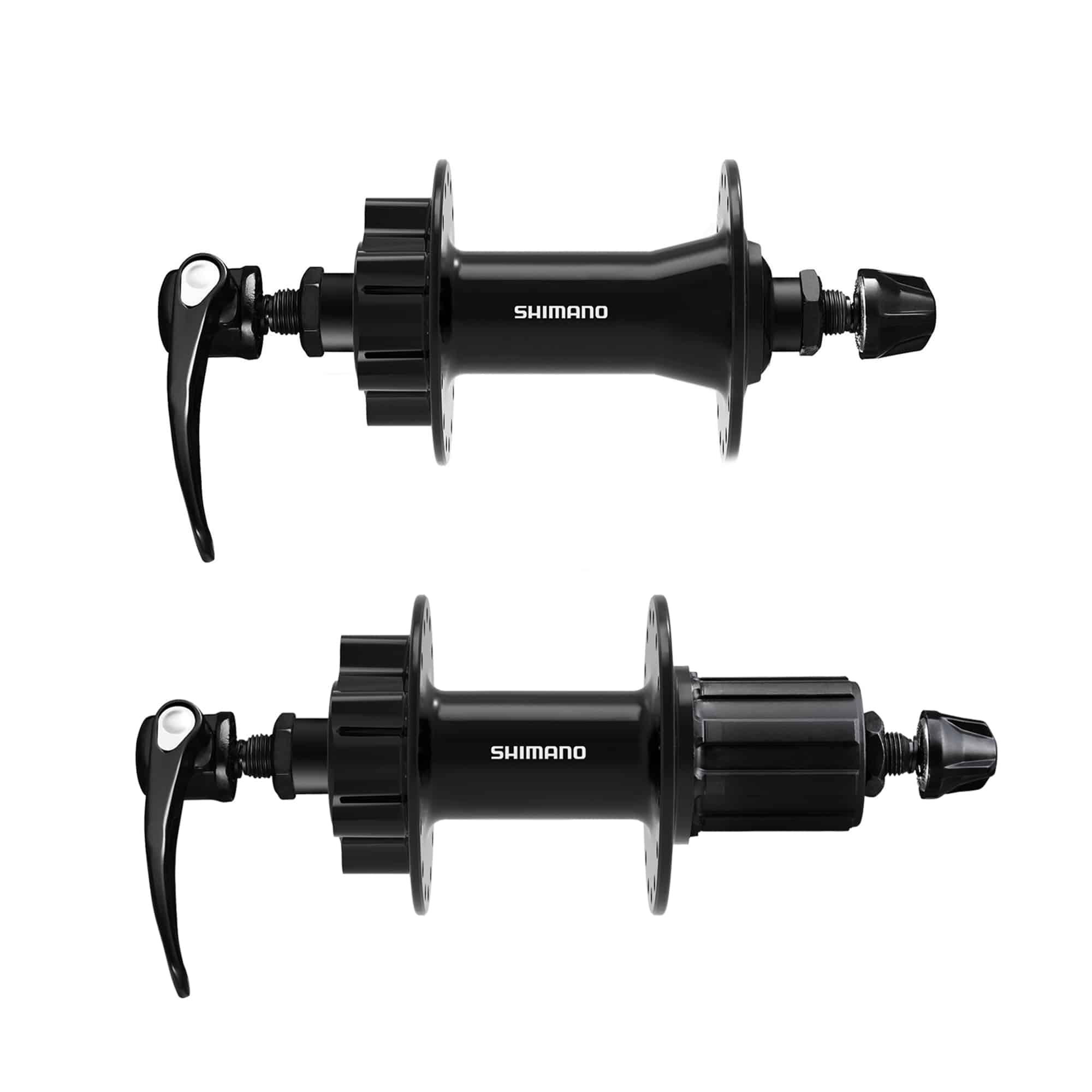 توپی جلو و عقب دوچرخه 32 سوراخ کشویی 6 پیچ شیمانو SHIMANO QB400