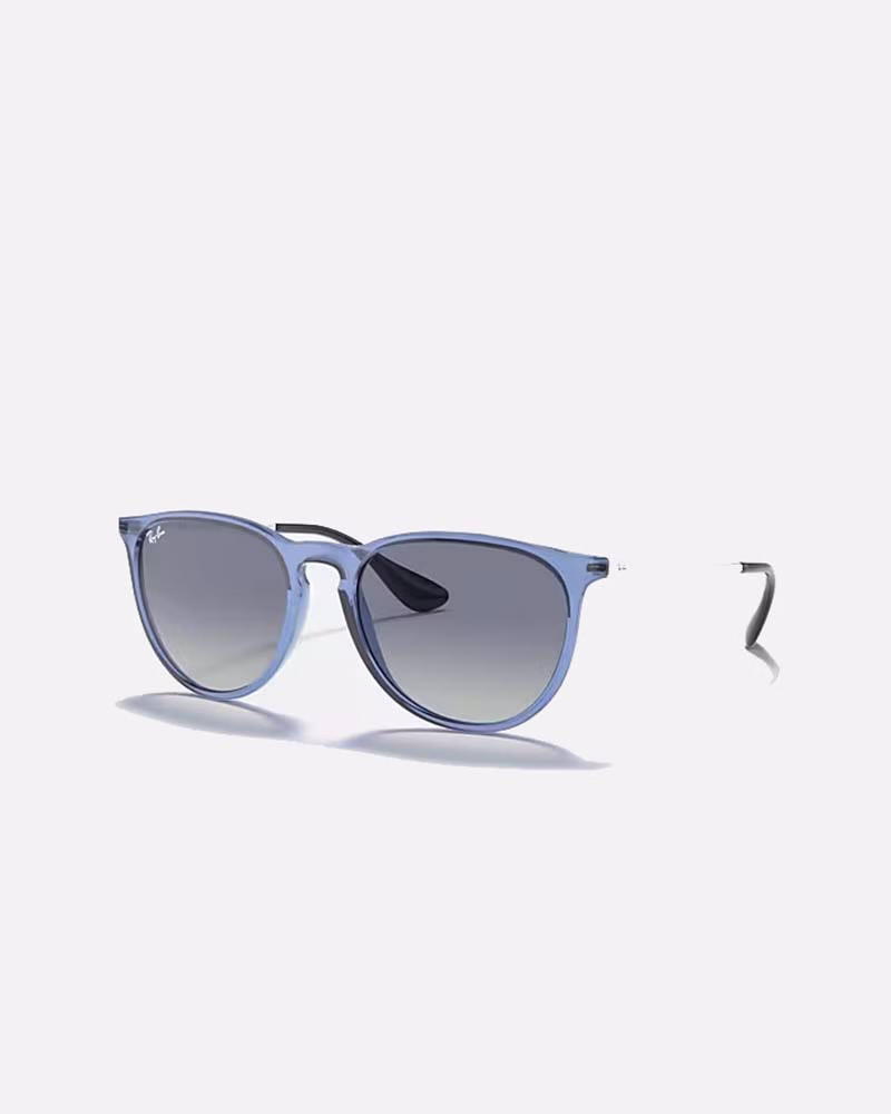 عینک آفتابی اسپرت ریبن مدل RayBan RB4171 Erika - فريم آبي شيشه اي دسته نقره اي عدسي هايلايت مشكي
