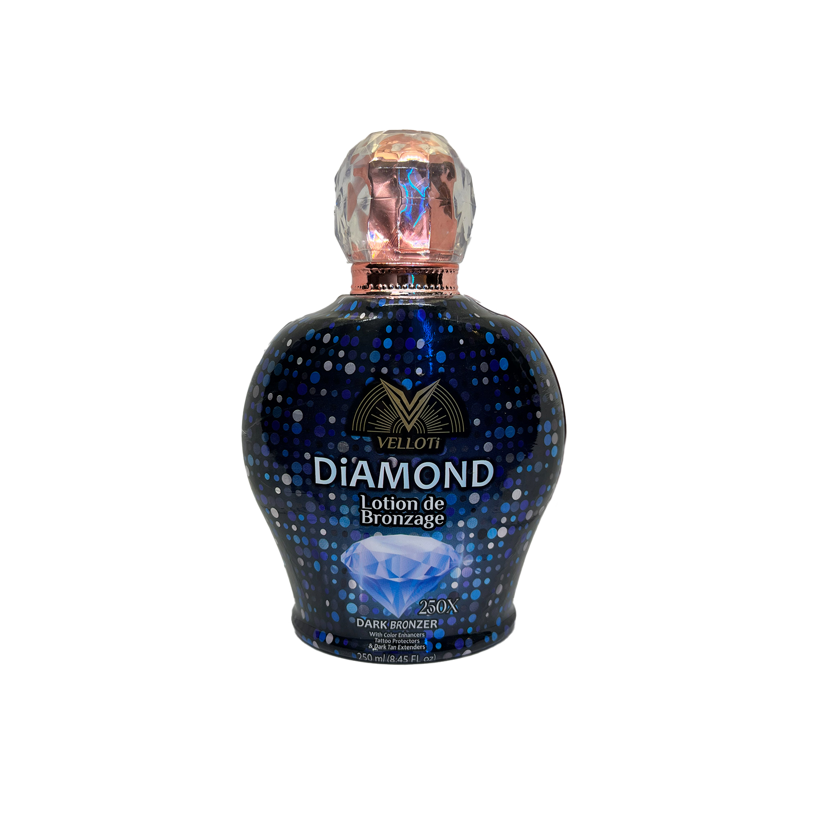 لوسیون سولاریوم ولوتی مدل diamond حجم 250 میلی لیتر