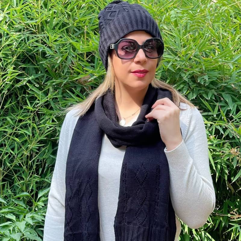 ست کلاه و شالگردن زنانه مدل ZARA